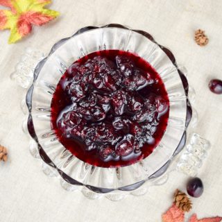 Spiced Red Wine Cranberry Sauce