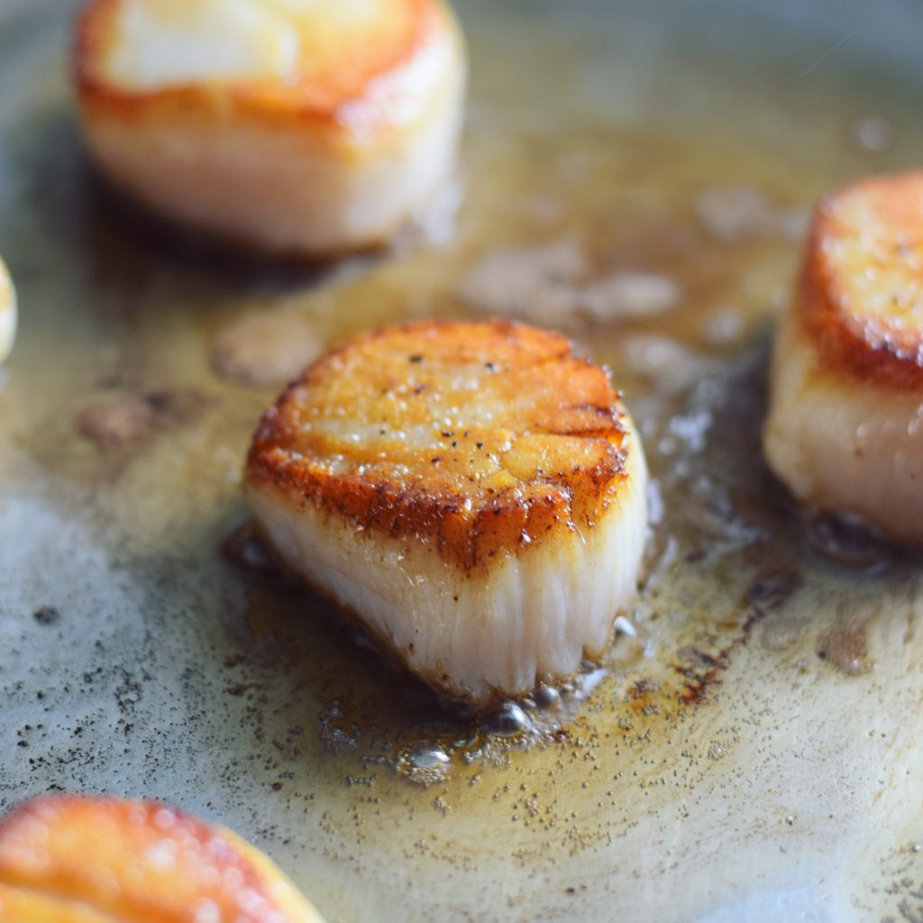 Browned Scallops