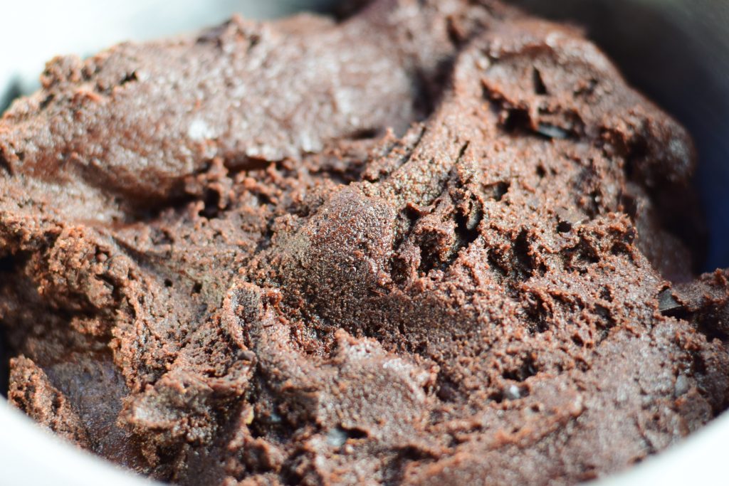 Final salted double chocolate spice cookie dough