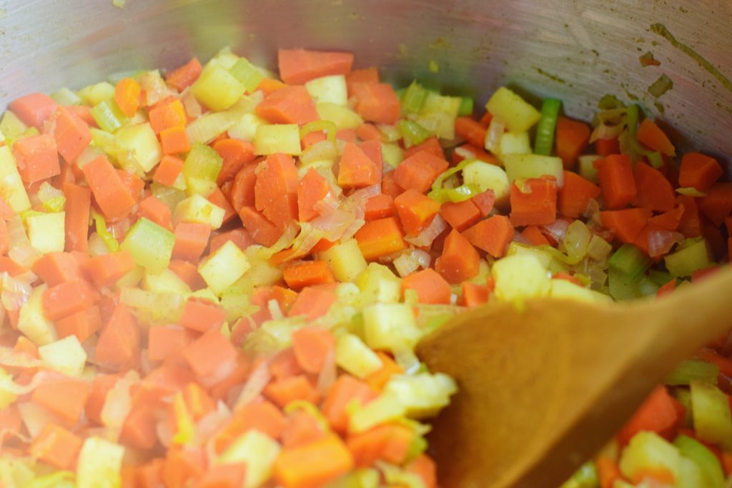 Sautéed carrots and parsnips