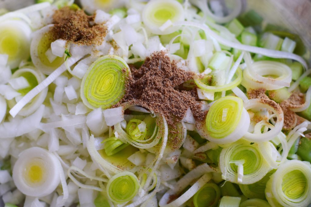 alliums with spices