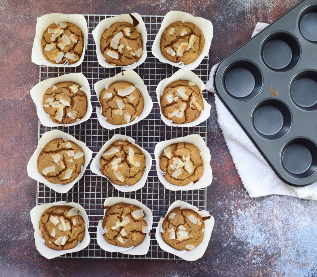 Paleo Tahini Sweet Potato Muffins Feature