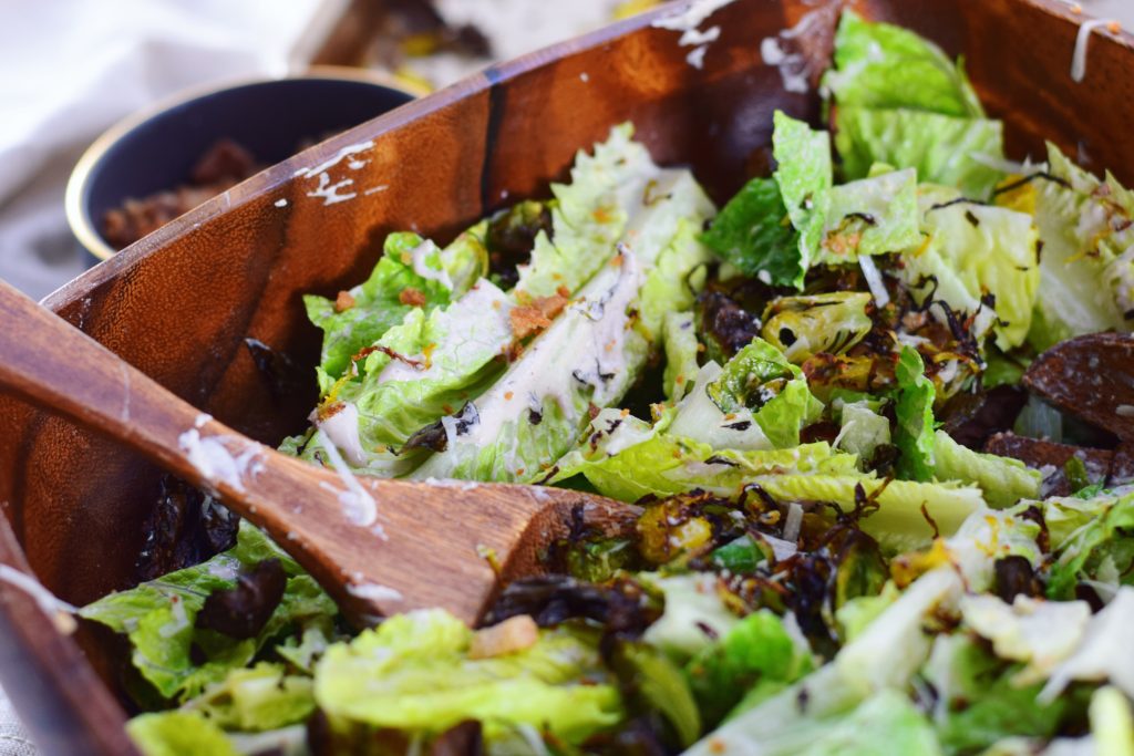 Vegan Brussel Sprout Caesar Salad 12