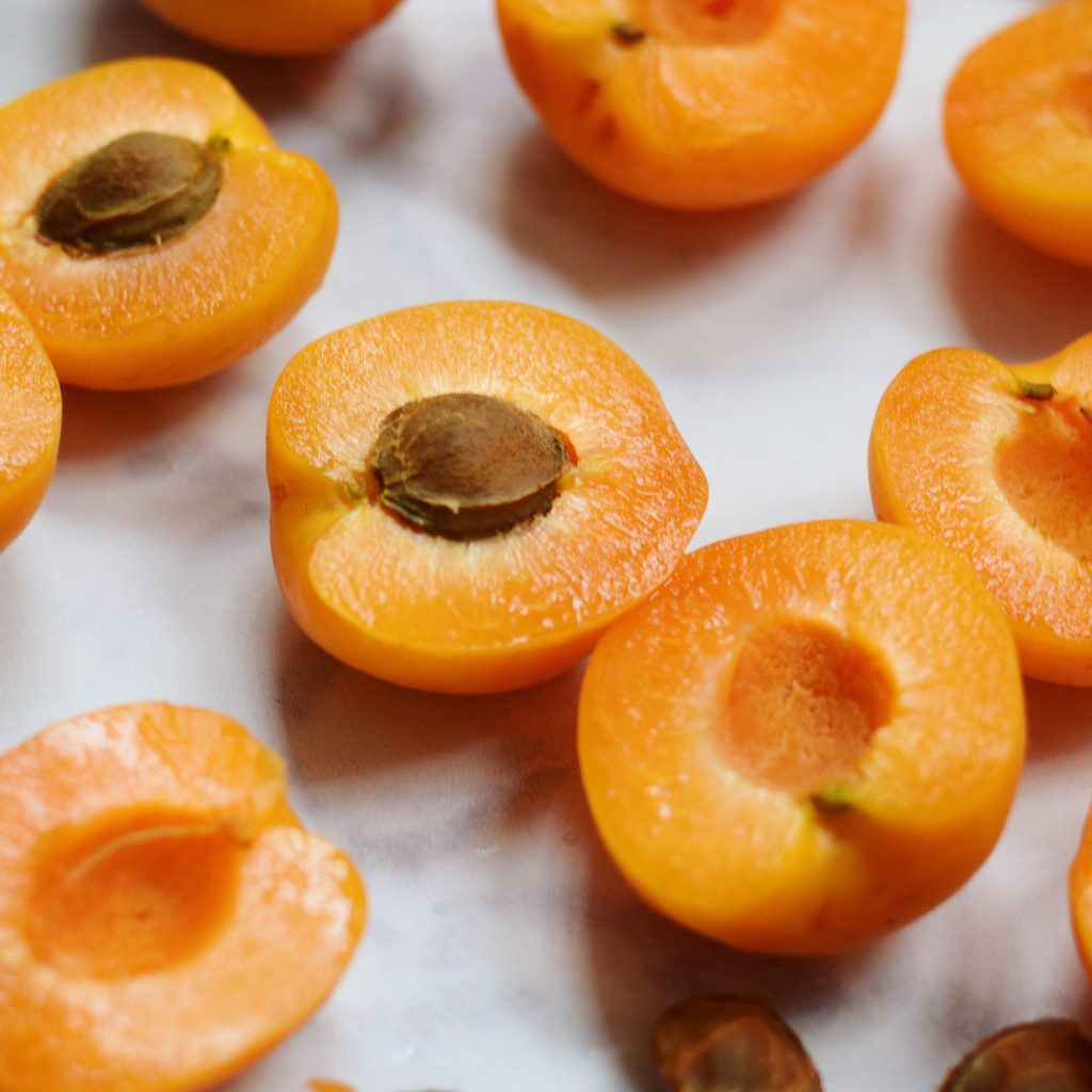 Prepping Apricots for Crumb Bars