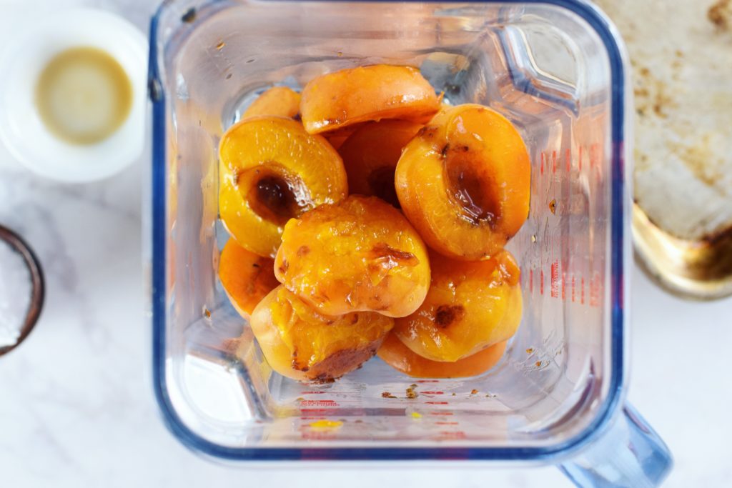 Roasted Apricot Puree in Progress